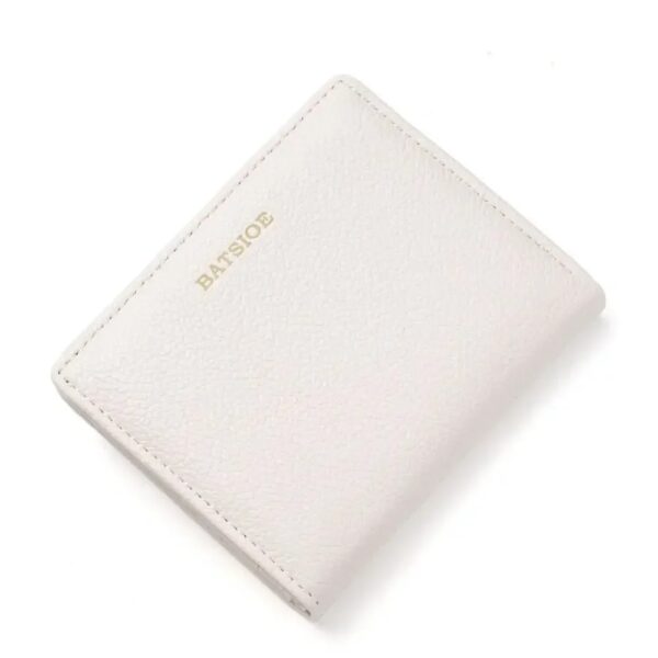 portefeuille ado fille porte monnaie compact blanc