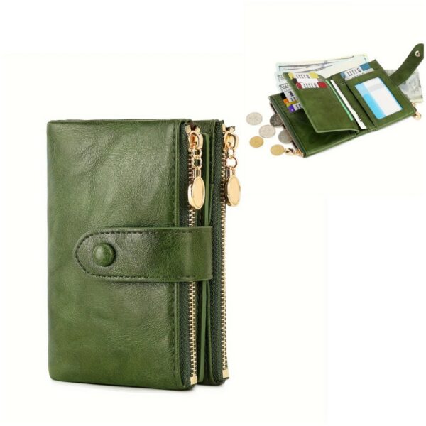 portefeuille porte carte et monnaie femme coloré RFID poches intérieures