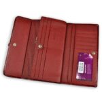 sac portefeuille crocodile femme compagnon poches intérieures