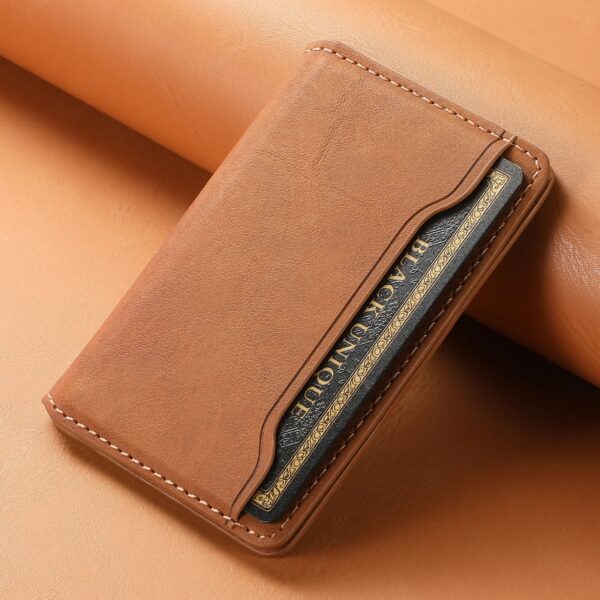 portefeuille porte carte femme cuir marron